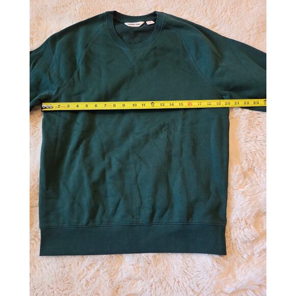 Lands End Green Crewneck Pullover sweatshirt size Small - Picture 3 of 5